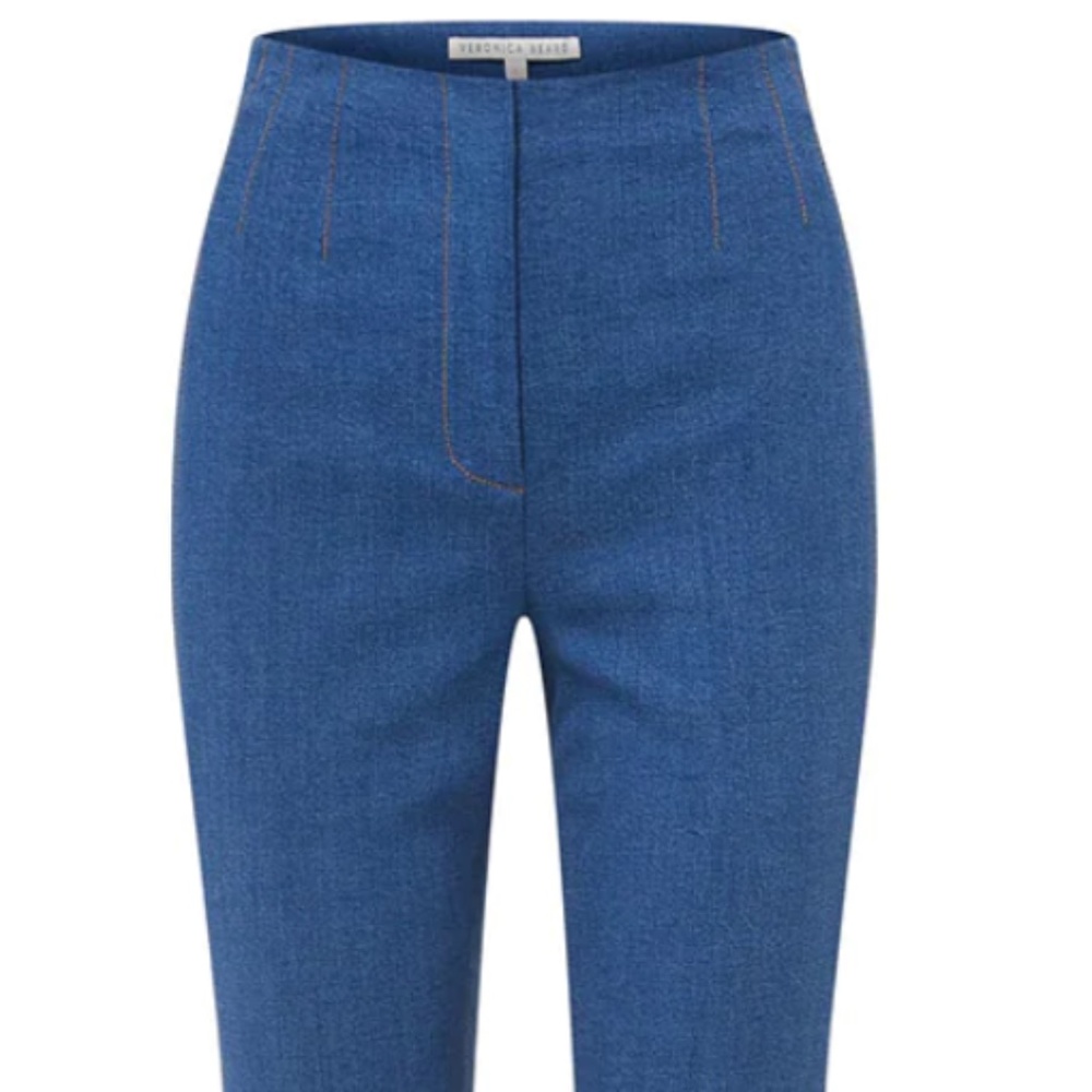 Veronica Beard Royce Boot-Leg Denim Pants